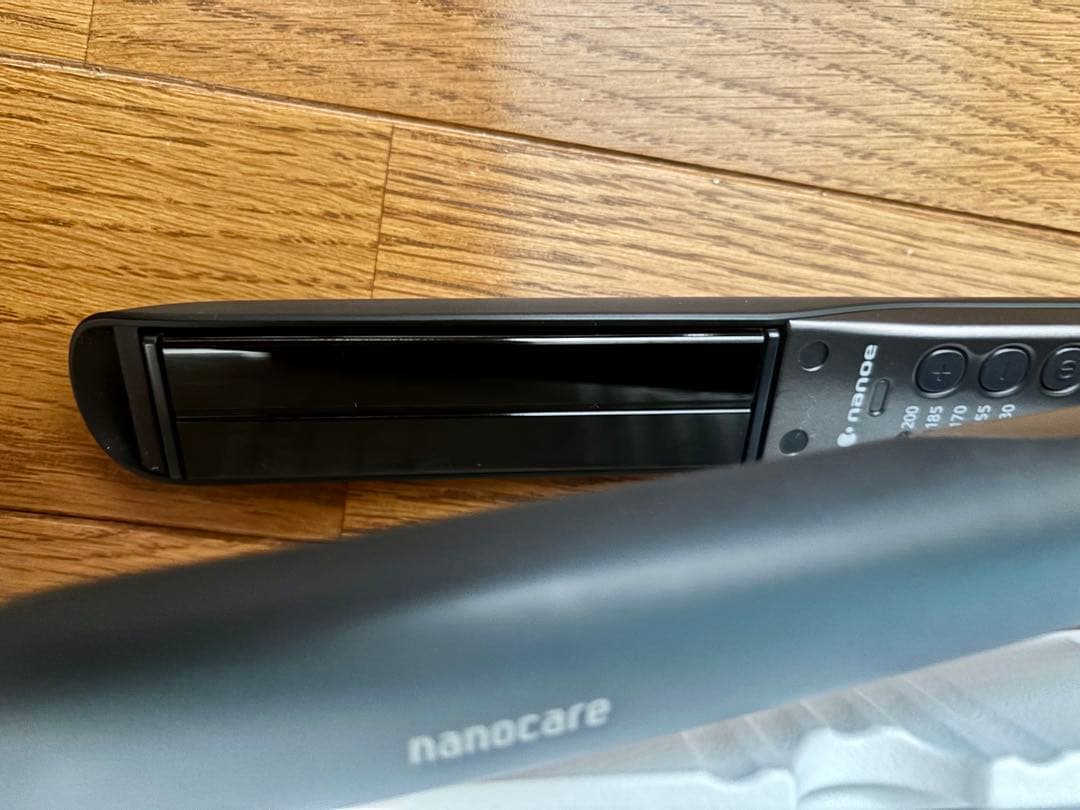 パナソニックEH-HS0J-Kヘアーアイロン ナノケアスムースグロスコーティング