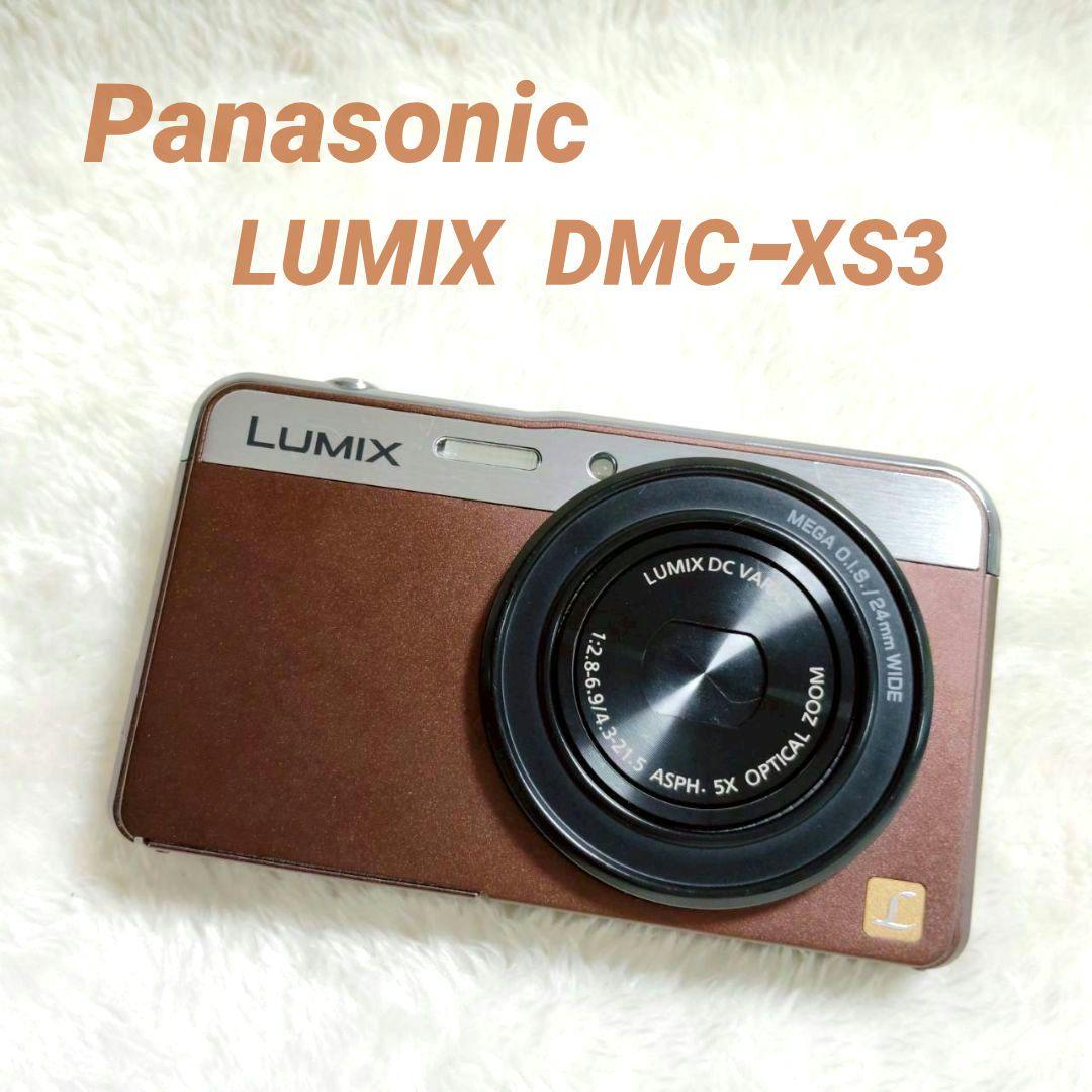 Panasonic LUMIX DMCーXS3 ブラウン バッテリー デジカメ