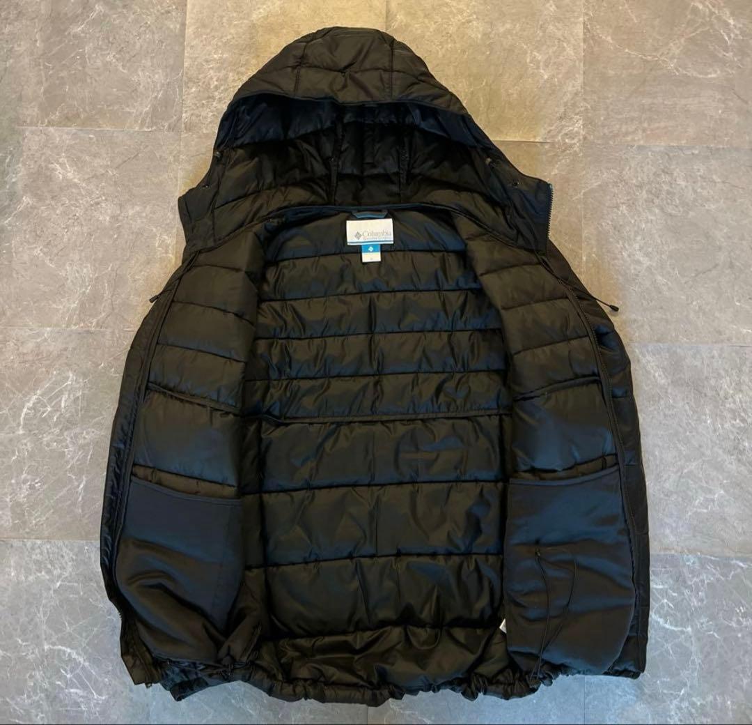【極美品 】columbia マウンテン パーカー ダウン ブラックM