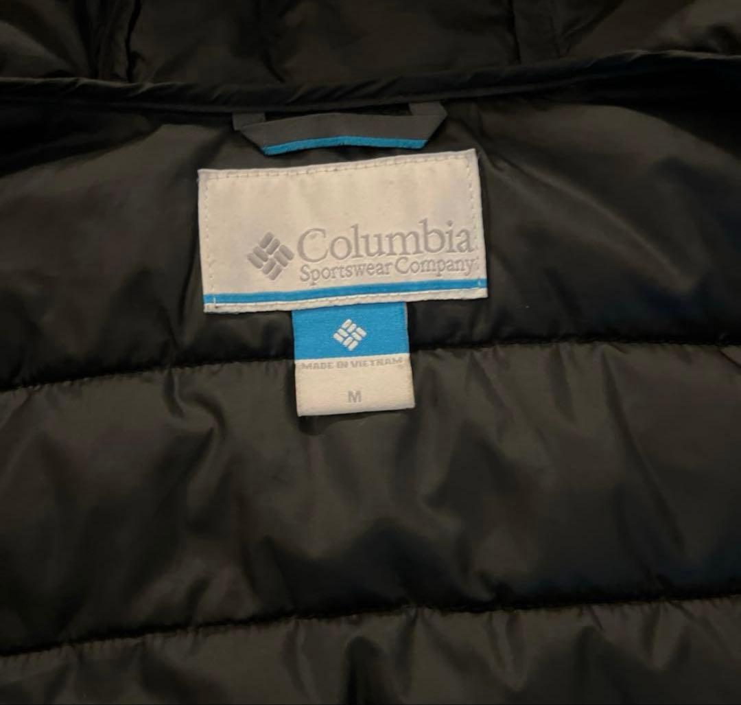 【極美品 】columbia マウンテン パーカー ダウン ブラックM