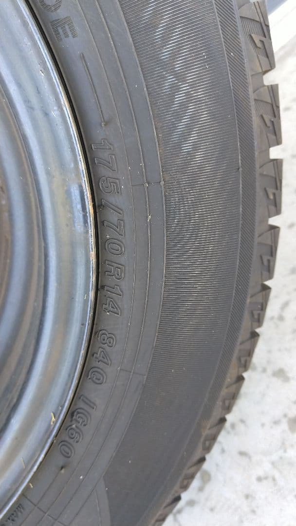 Honda純正ホイール スタッドレスタイヤ4本セット2022年175/70R14