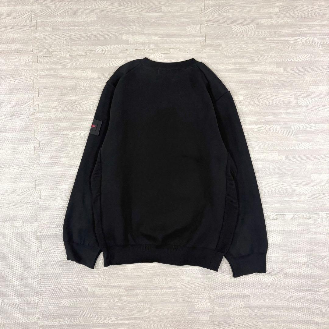 美品＊ブリーフィング　近年モデル　ミラノリブ切替ニット　ブラック　L