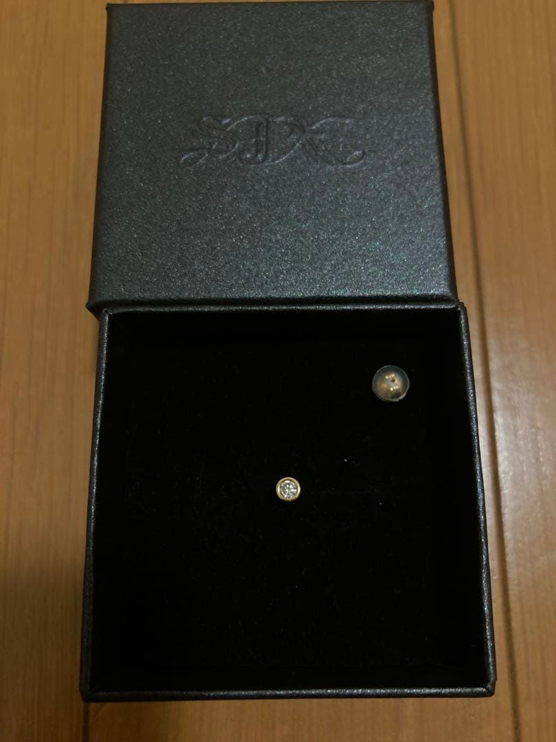 sjx ダイヤ k18 ピアス 美品