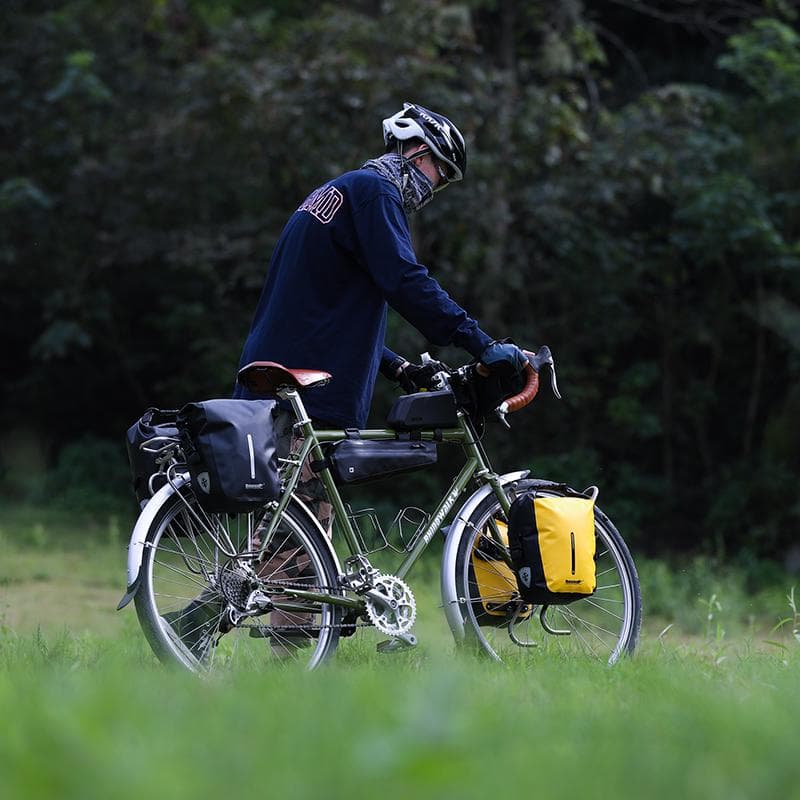 RhinoWeld 自転車 前輪/後輪両用 サイドバッグ２個セット 防水