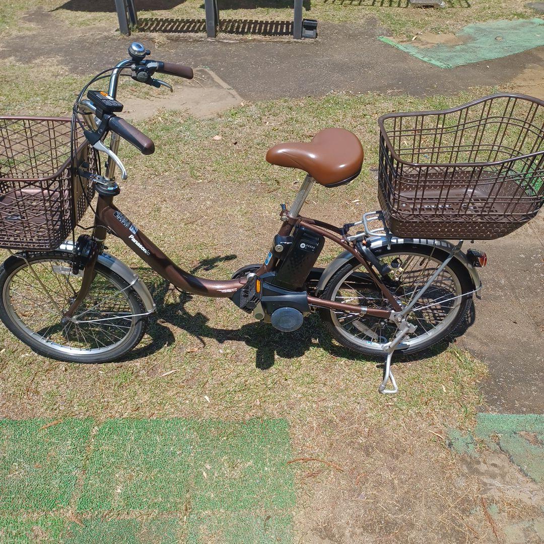 ブラウン 電動アシスト自転車 シティタイプ
