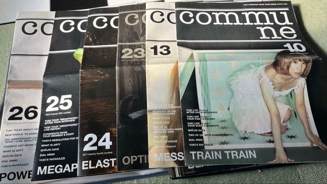最終値下げ　YUKI FC会報誌　commune 21冊