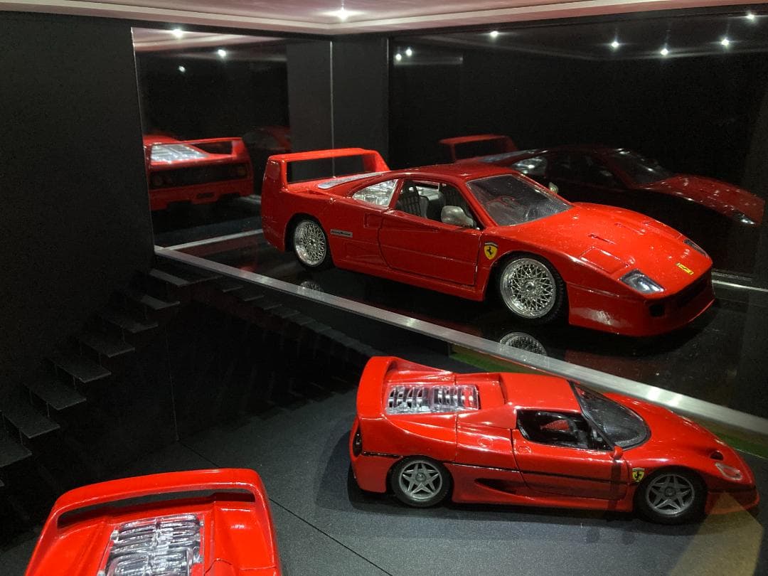 モデルカー用ジオラマ：1/24 ショールーム＆ガレージⅣ／希少モデル！