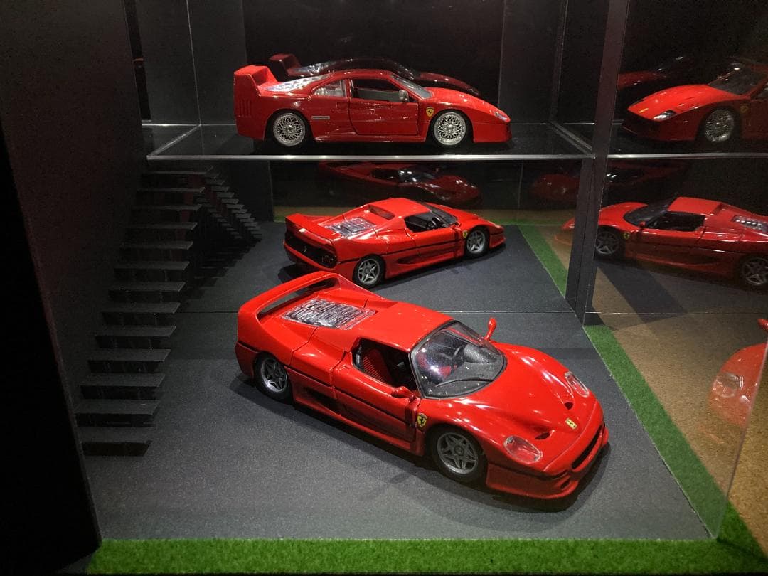 モデルカー用ジオラマ：1/24 ショールーム＆ガレージⅣ／希少モデル！