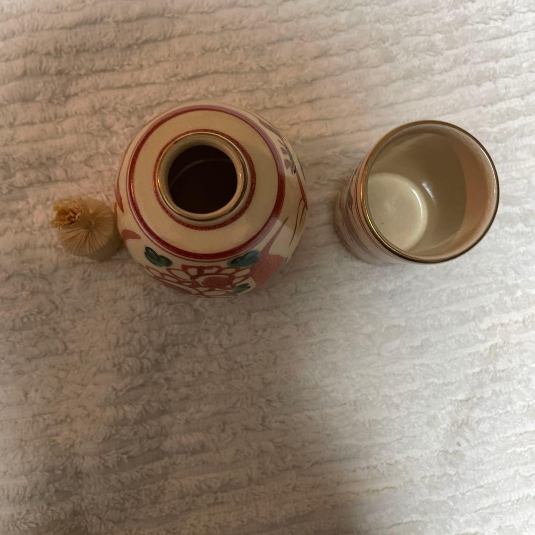 黒色木製茶箱セット