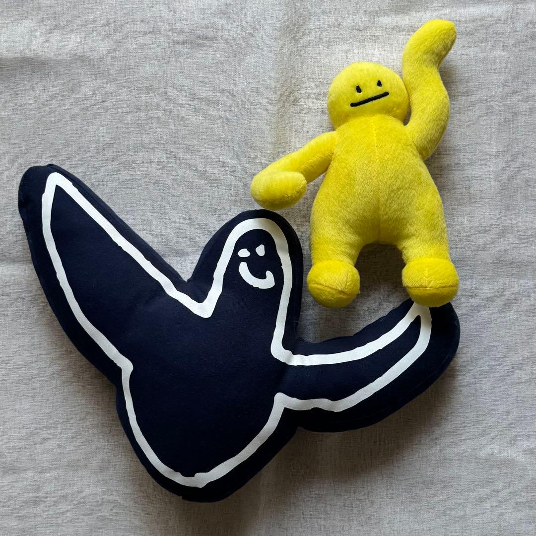 SECONDLAB krooked MarkGonzalesクッションぬいぐるみ