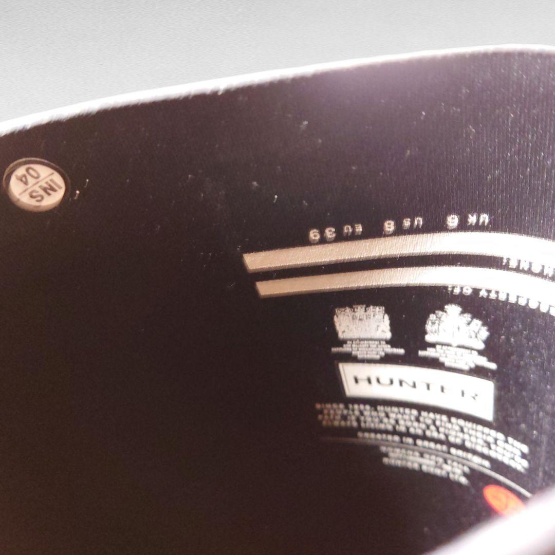 美品 HUNTER ハンター オリジナル トール レイン ブーツ ロング UK6