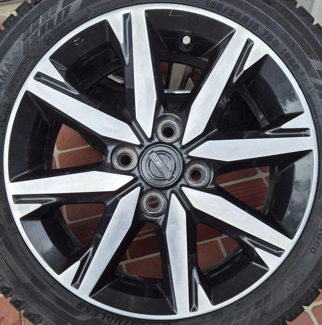 スタッドレス＆アルミホイール15インチ　４本 送料込み