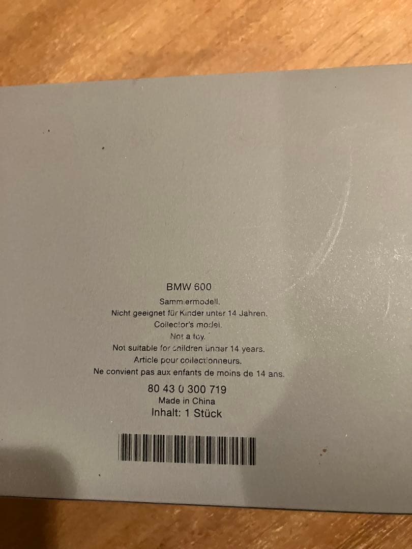 1/18  別注 600 イセッタ 希少中古　美品