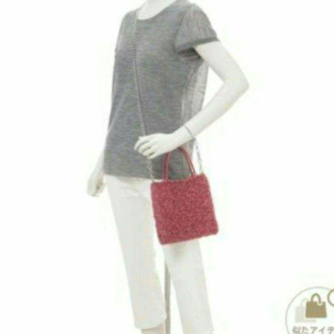 アンテプリマ スタンダード スクエア ミディアム シルバーピンク バッグ