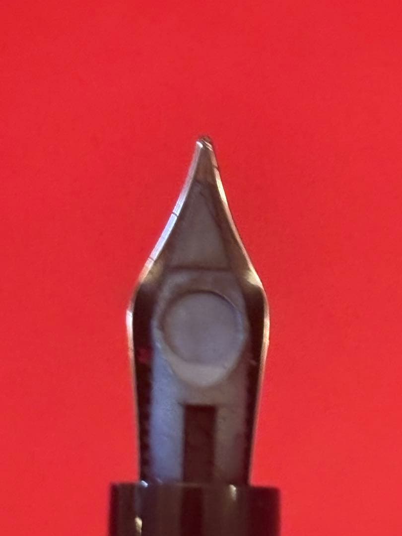 美品 アウロラ イプシロン サテン グリーン 万年筆 ペン先EF