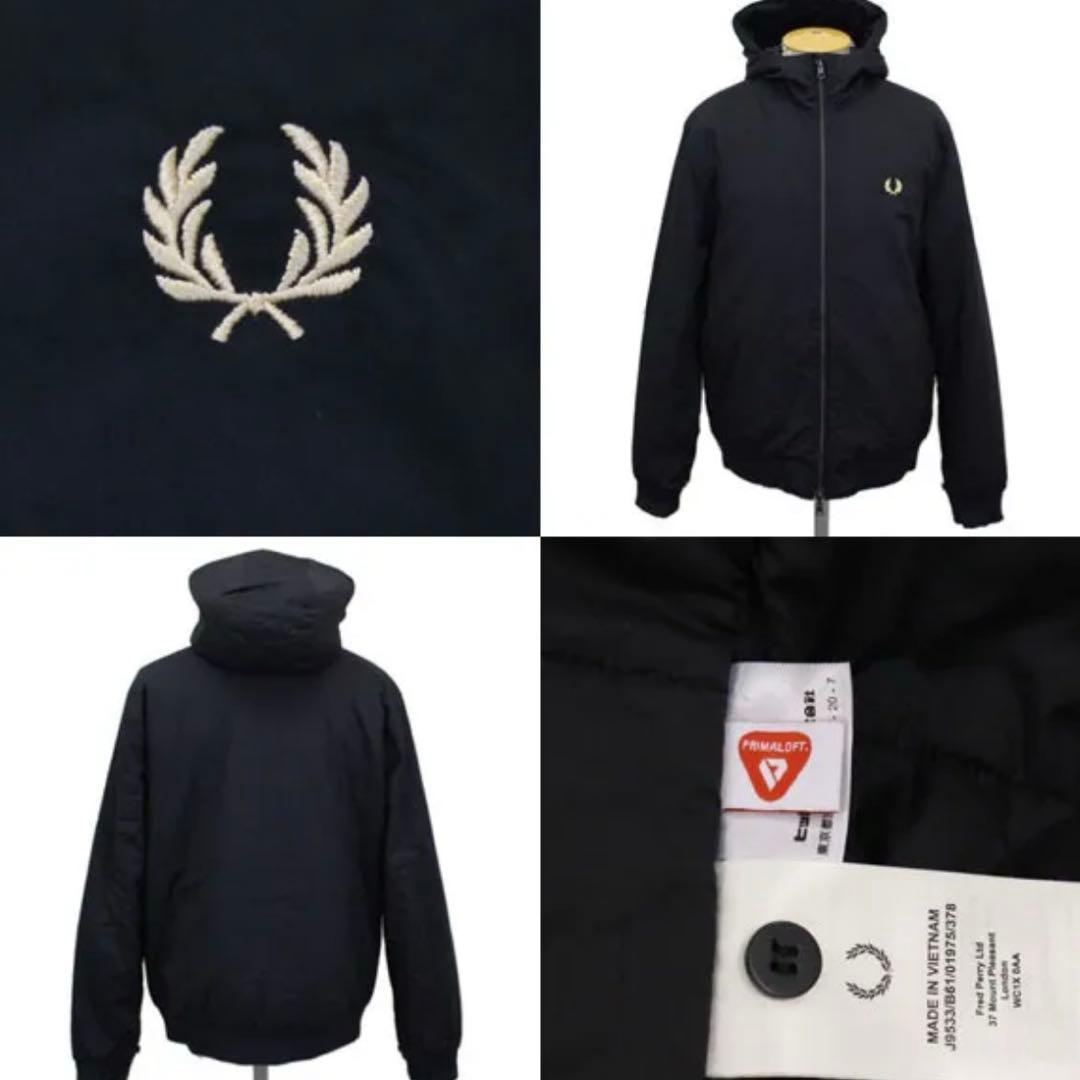FRED PERRY フード付きモッズコート オリーブ