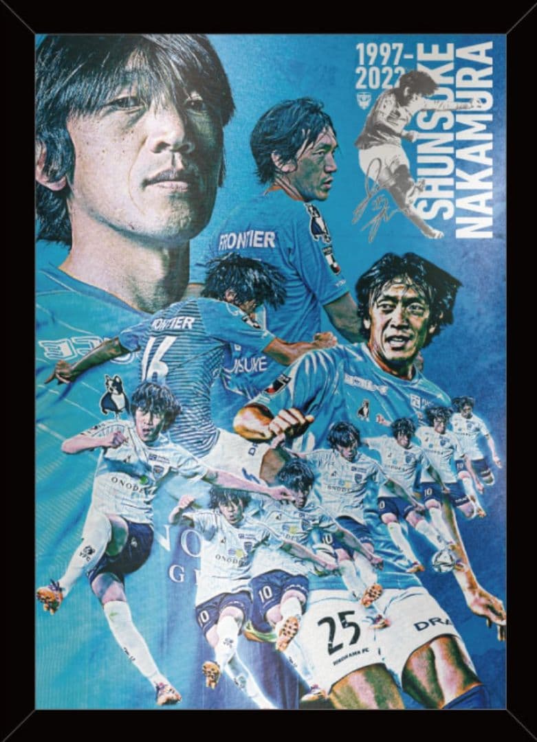 中村俊輔 引退記念メタルグラフィー