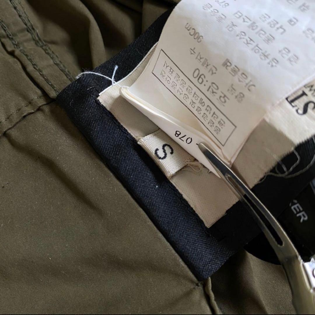 STONE  フード付きナイロンジャケット オリーブ