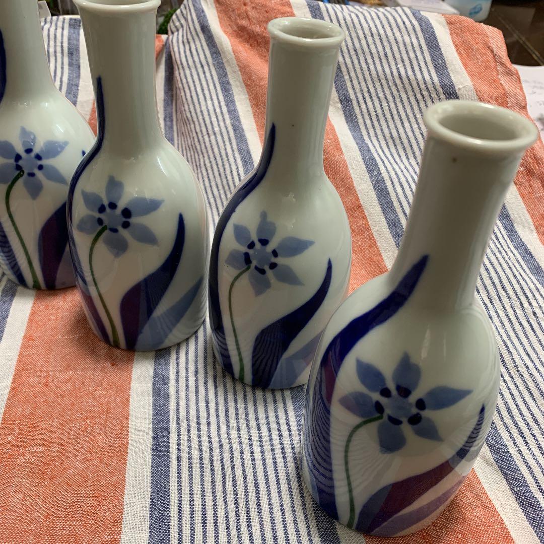 値下げ中！茶道具　竹泉　徳利　手描き　水仙　とっくり