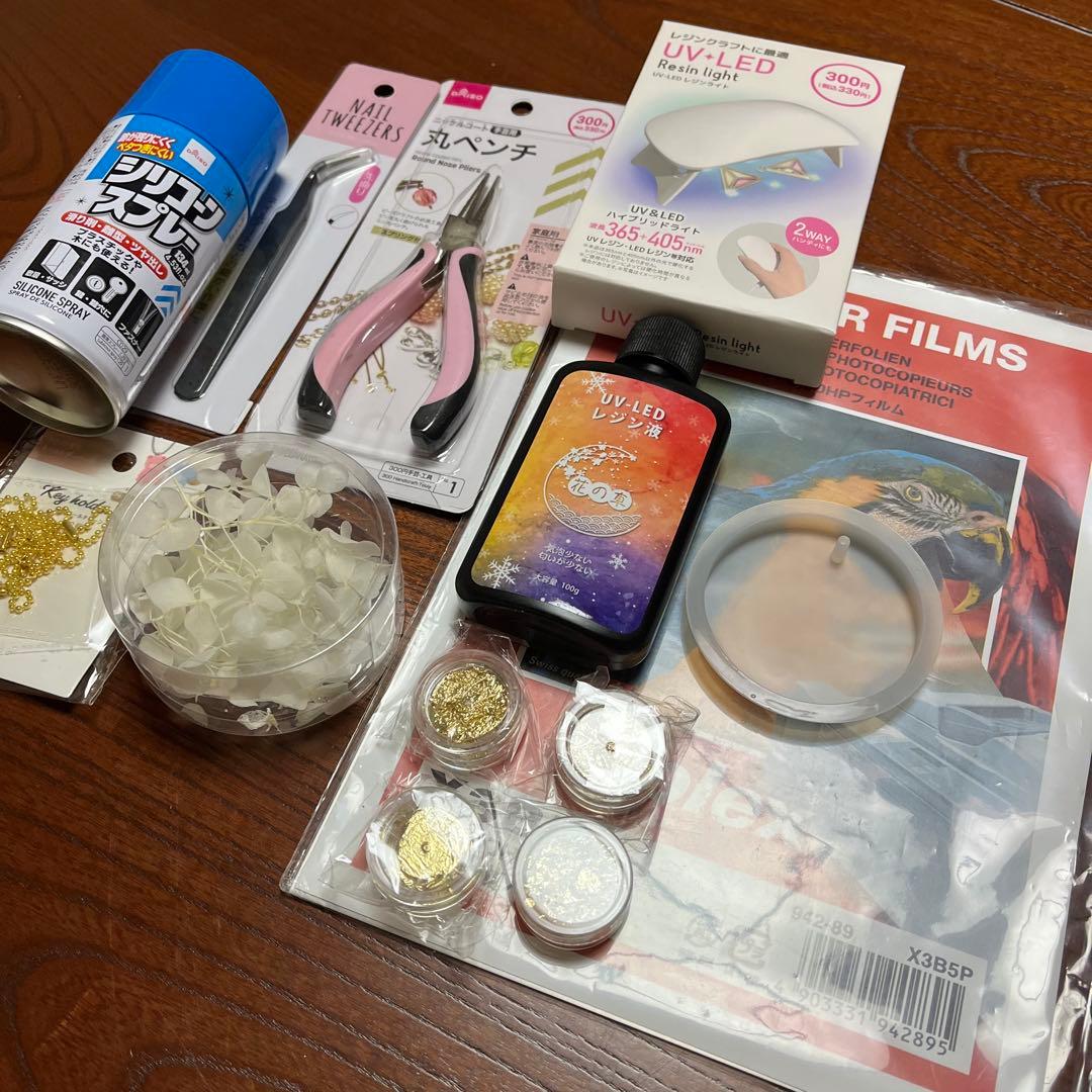 UVレジン　席札