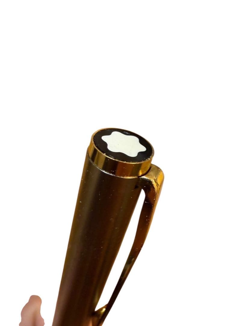 【モンブラン 万年筆 585（14K）箱・説明書・予備インク付き】