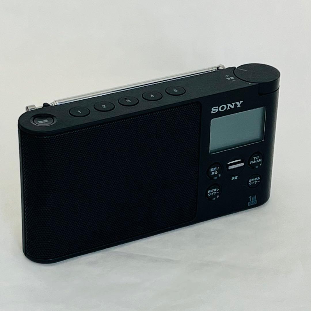 SONY XDR-56TV (黒) AM/FM/ワンセグTV音声 受信ラジオ