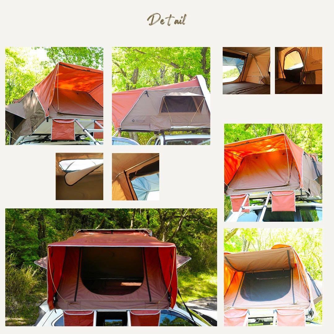 新品未使用品 SHINOBI ルーフテント ハシゴ付 テント キャンプ BBQ