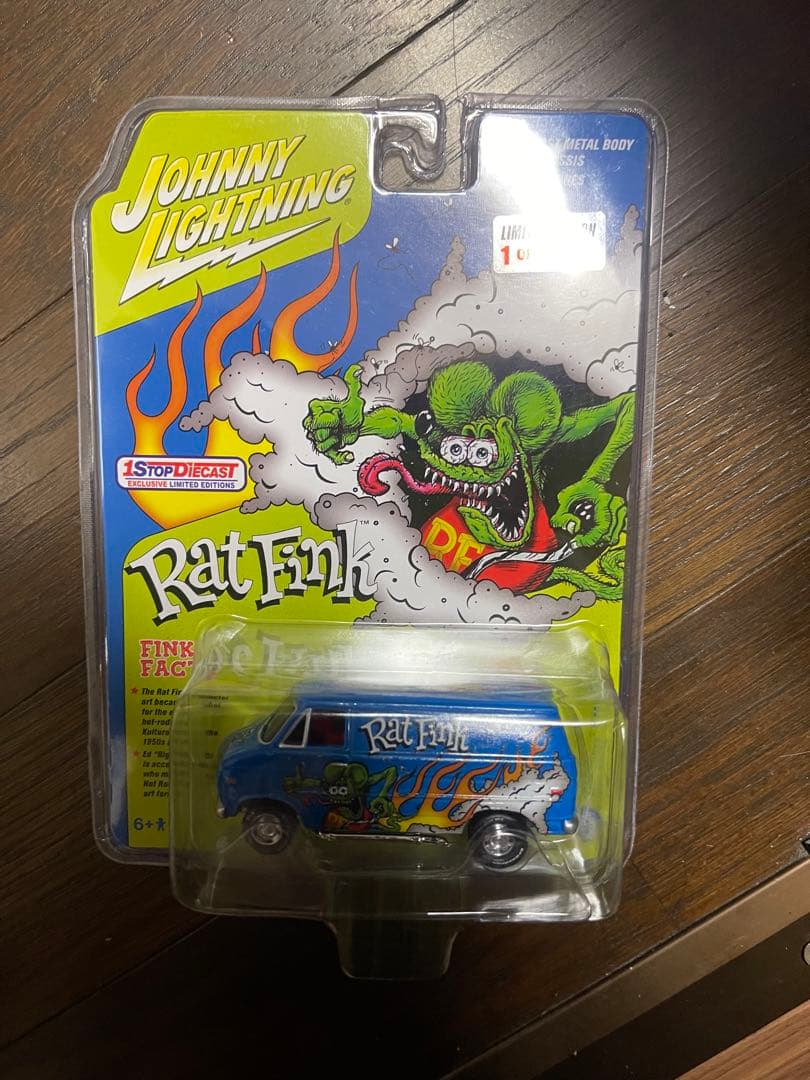 ジョニーライトニング　ラットフィンク　シェビーバン　1/64限定別注モデル！