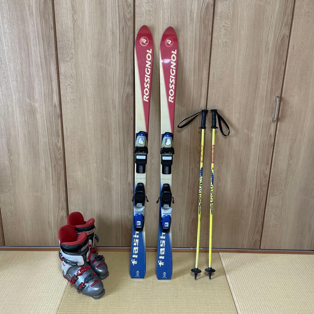 【スキーセット】ROSSIGNOL flash 140cm