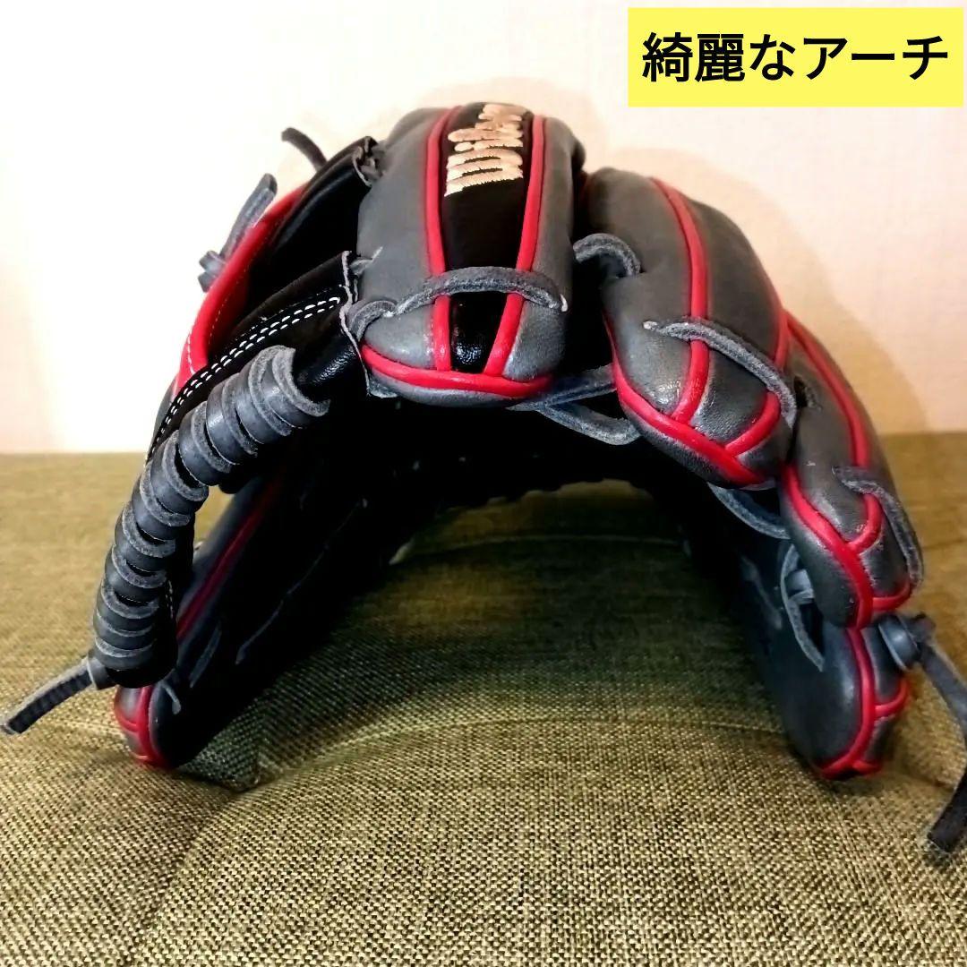 ■湯もみ型付済■ウィルソン DUAL オールラウンド グローブ 軟式グラブ