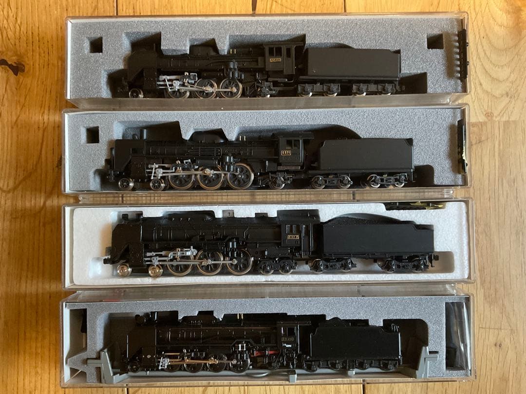 KATO 蒸気機関車C62 C57 C58 D51(客車6両パワコンおまけ付)