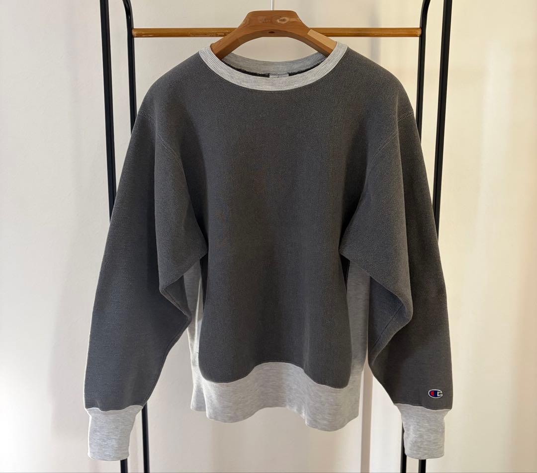 トップス 90's champion reverse weave 2tone color