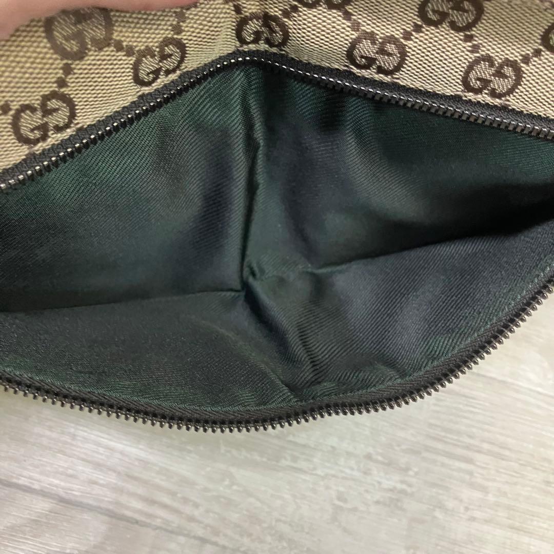 GUCCI グッチ GGキャンバス ボディバッグ ウエストバッグ 28566