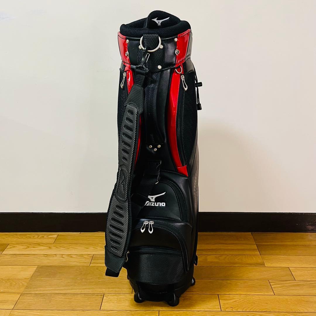 MIZUNO ミズノ　キャディバッグ　ブラック　レッド　送料込み