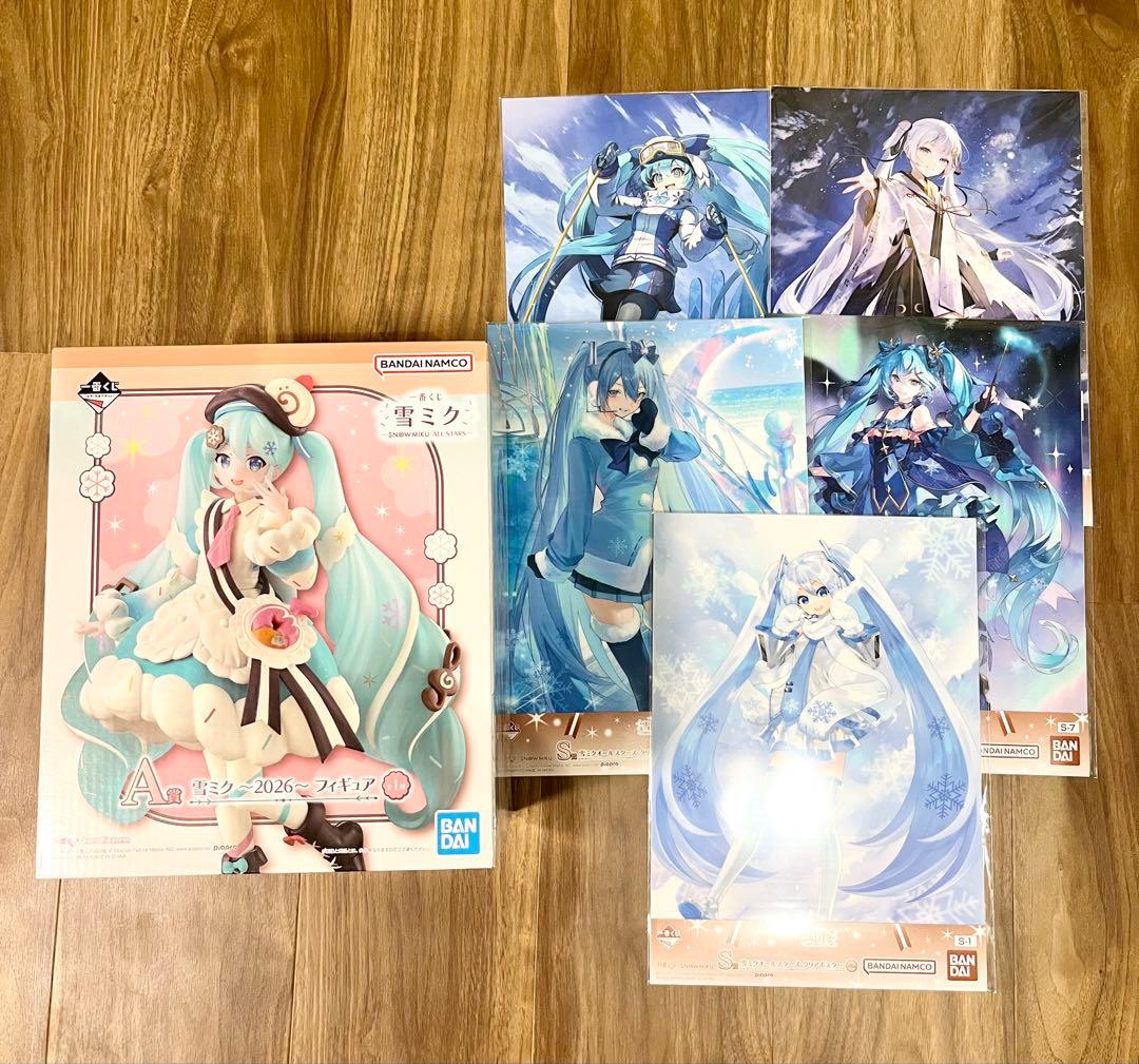 一番くじ 雪ミク A賞フィギュア おまけ付き