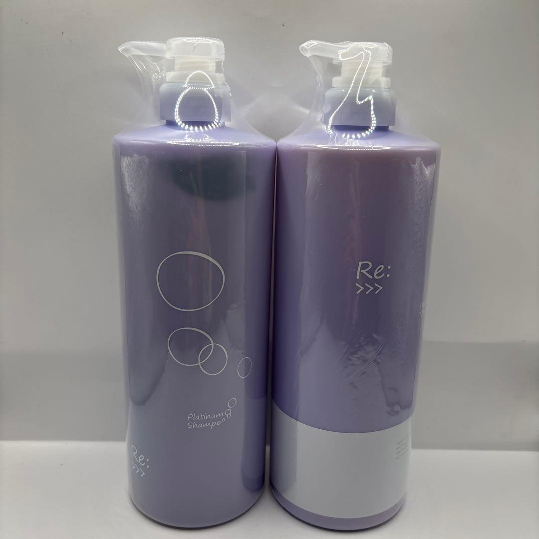 アジュバン　リ：プラチナムシャンプー 1000mL ＆トリートメント1000g