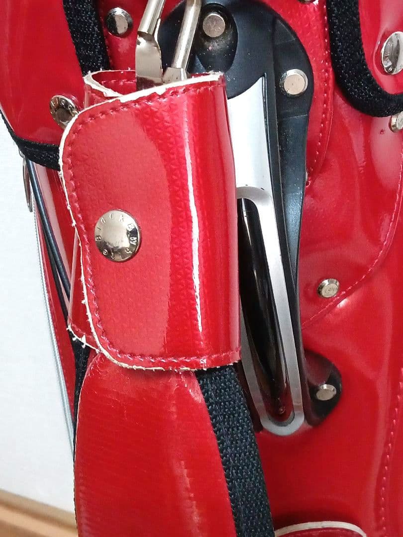 ゴルフ　ブラック＆ホワイト　キャディーバッグ (ユニセックス)