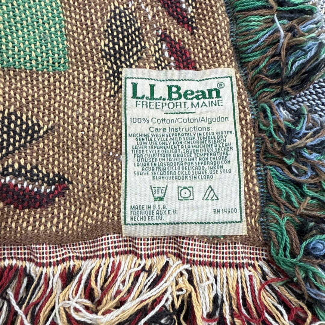 80年代LL Bean マルチカバー　ソファーカバー　ラグ 157x105