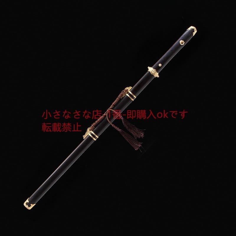 黒檀純銅唐横刀T 10焼刃 古兵器 武具 刀装具 日本刀 模造刀 居合刀