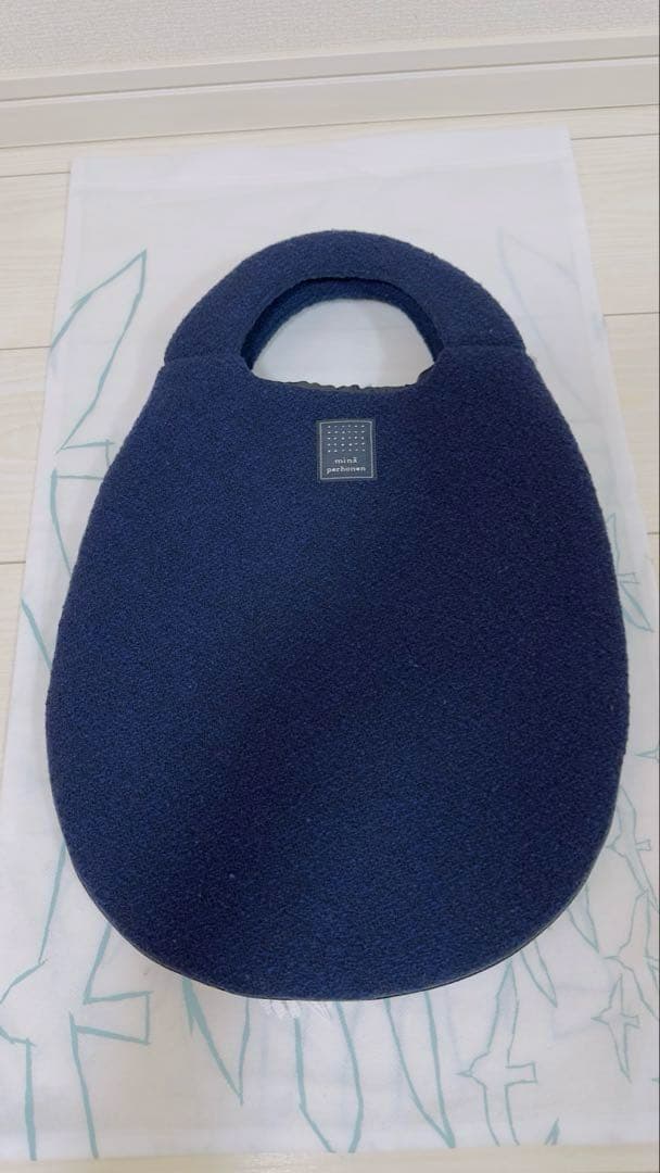 【未使用タグ付き】ミナペルホネン フォレストパレードエッグバック