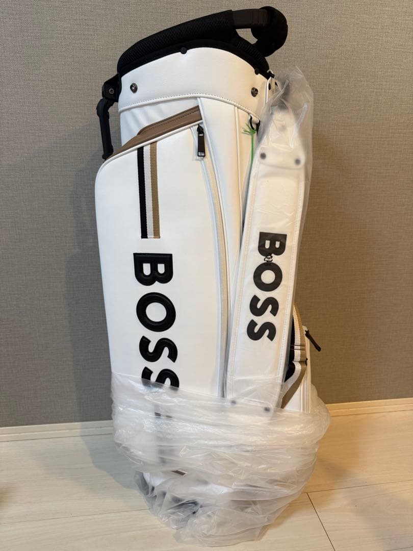 nori様　BOSS ホワイト キャディバッグ 新品