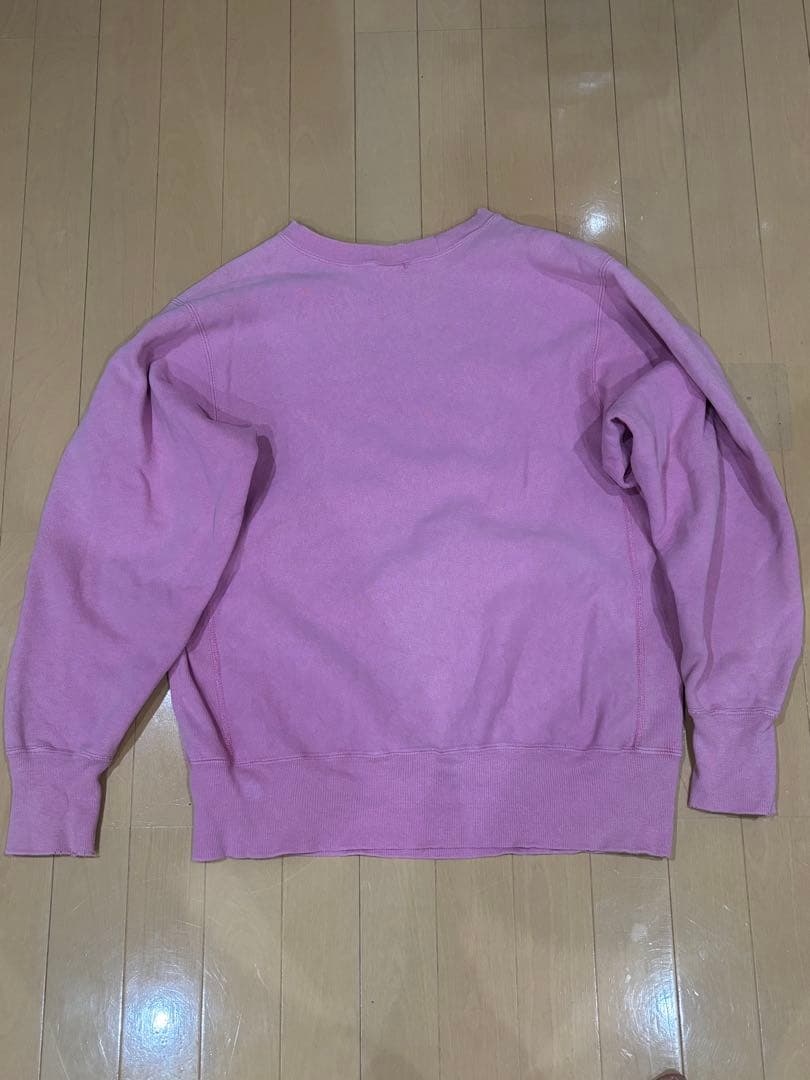 90s Champion リバースウィーブ ピンク XL USA製　希少