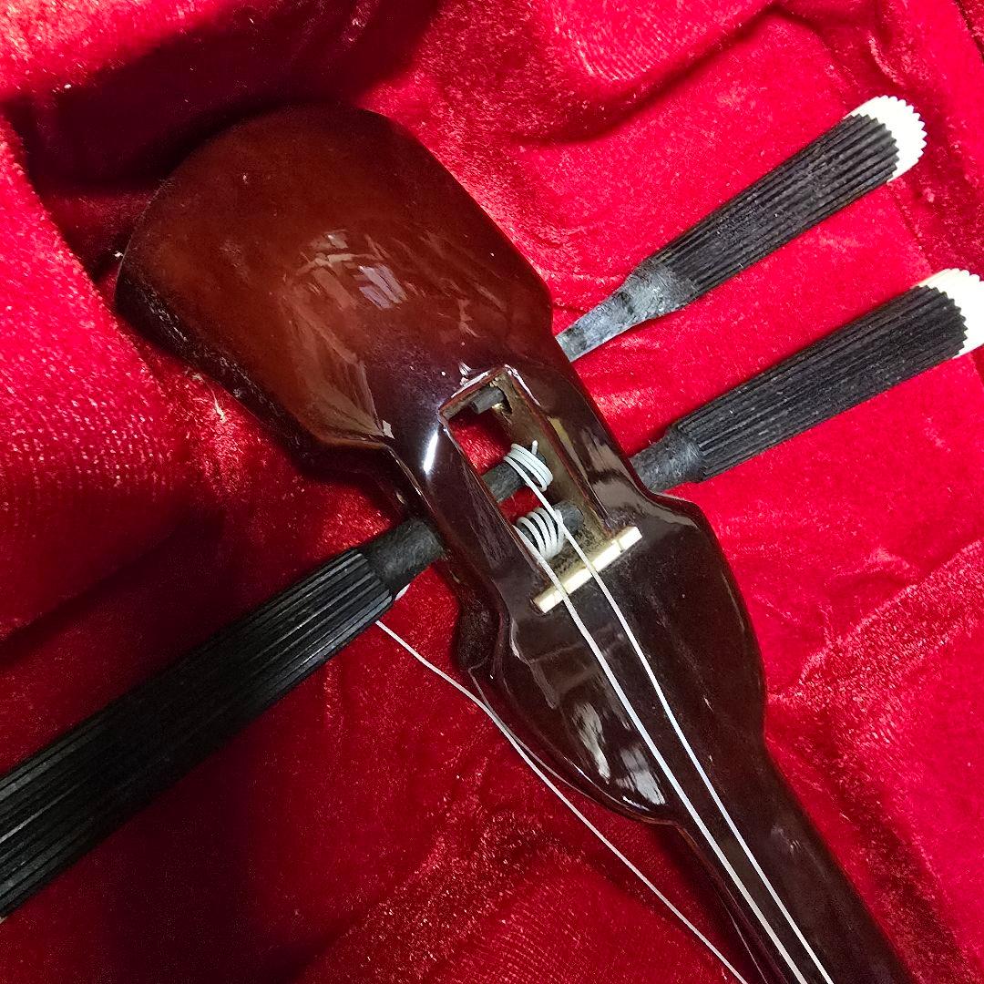 三味線本体 蛇味線 ケース付き