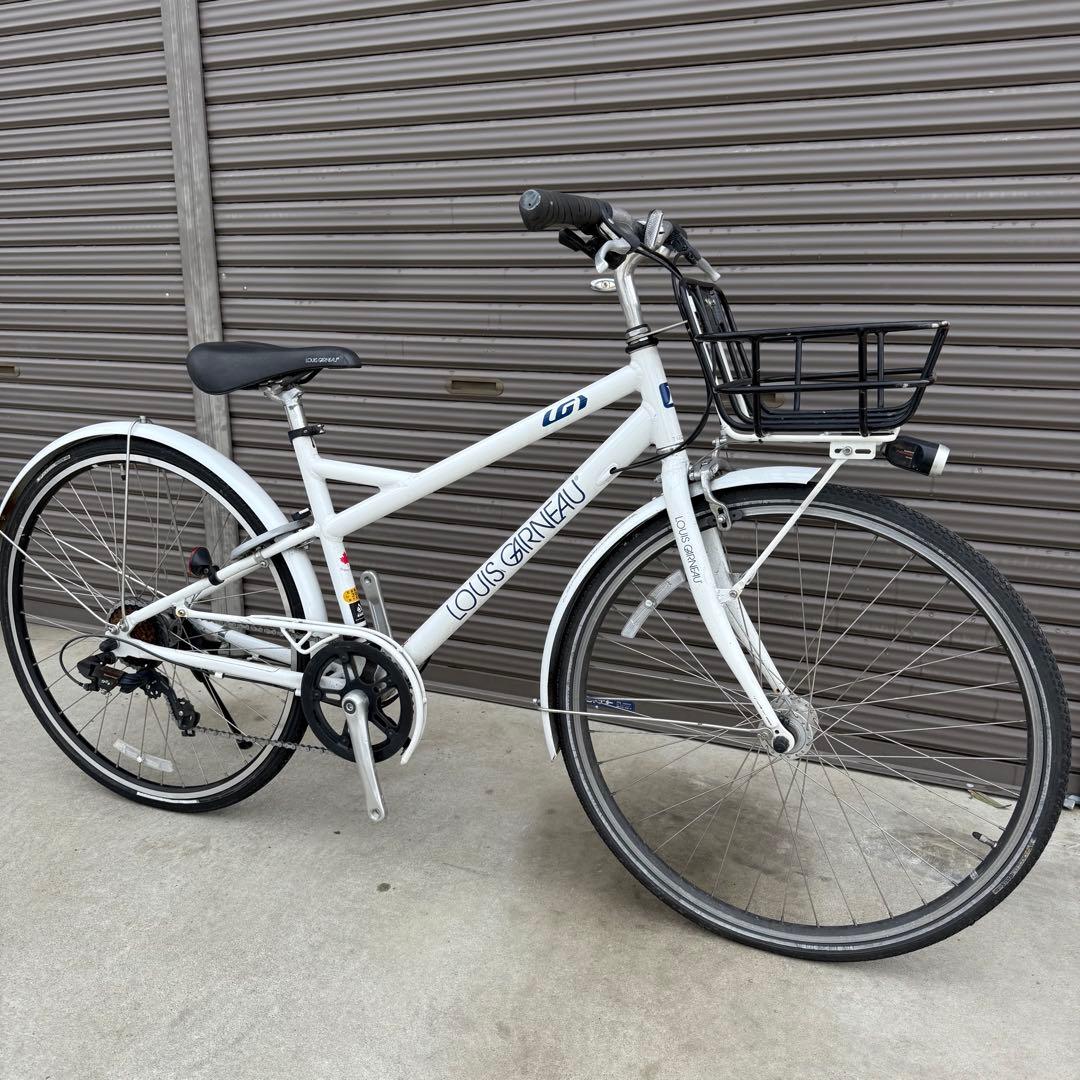 通勤通学用自転車 ￼ルイガノ カゴ付き 定価6.2万円 身長145-165cm