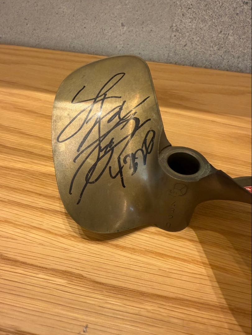 峰竜太選手サイン入りプロペラ(千社札)(刻印入り貴重品！！)競艇プロペラ