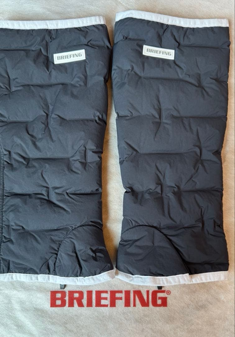 ブリーフィングレディースレッグウォーマーチャコール