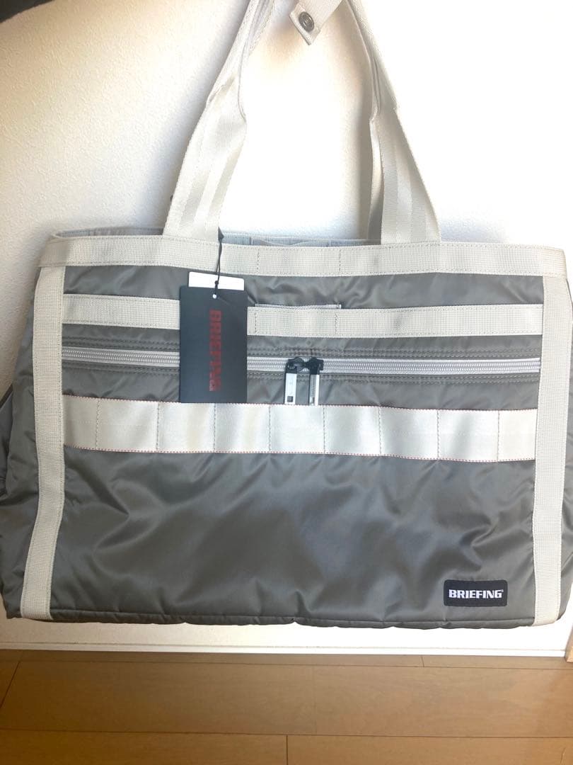 BRIEFING BROOKS MIRE L ECO TOTE グレー