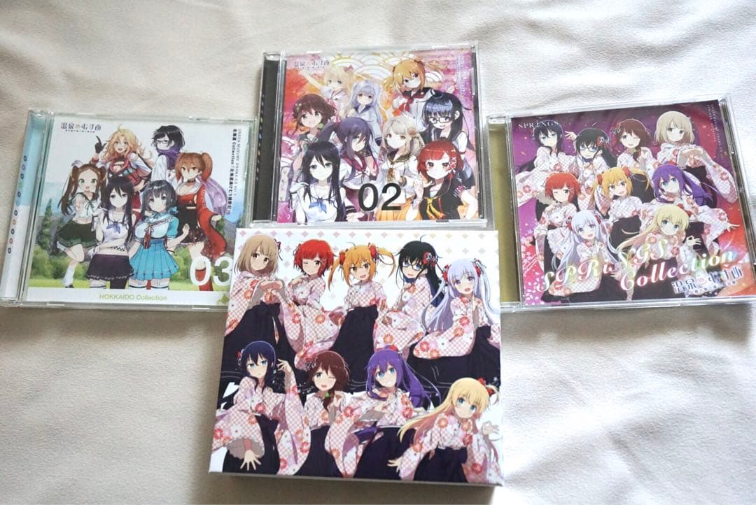 温泉むすめ CD&Blu-rayセット(サイン缶バッジ、名刺入れ付き)