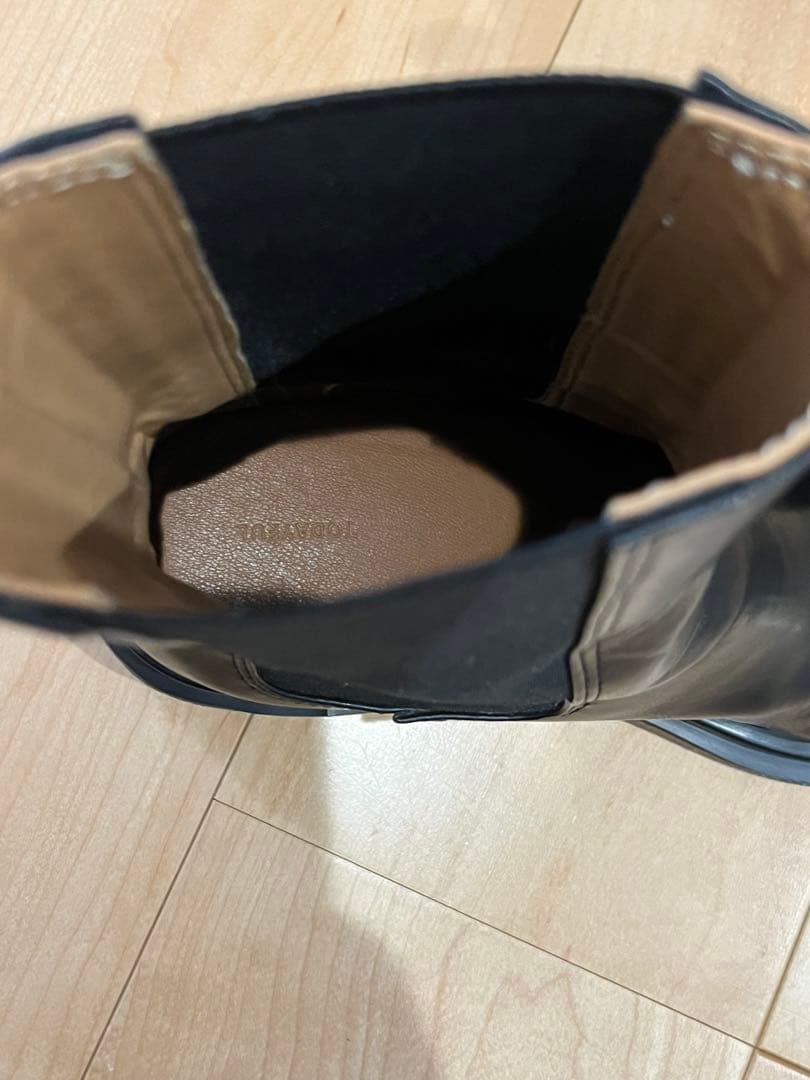 TODAYFUL Leather Middle Boots 38 サイドゴア