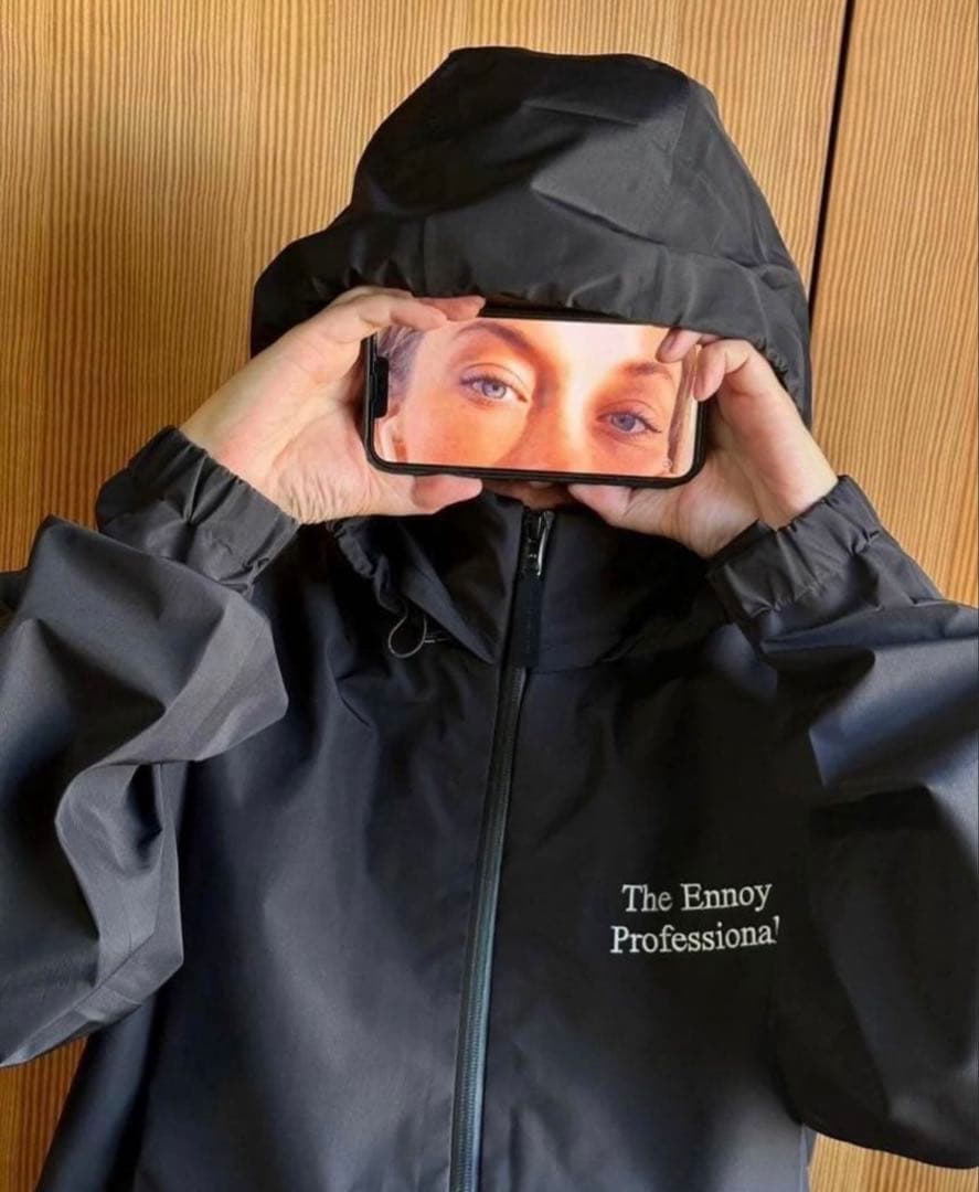 ジャケット・アウター Ennoy 3LAYER SHELL JACKET BLACK